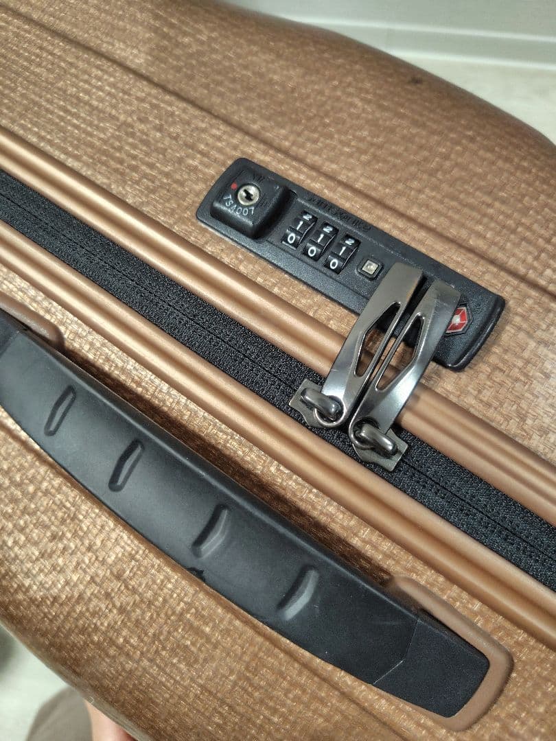 サムソナイト　コスモライト　68L　スーツケース　ゴールド　超軽量　レア 中型