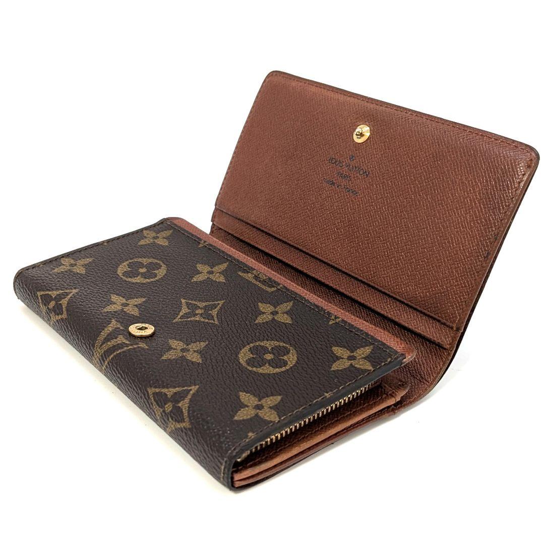 ルイヴィトン モノグラム ビエ トレゾール 折り財布 A45