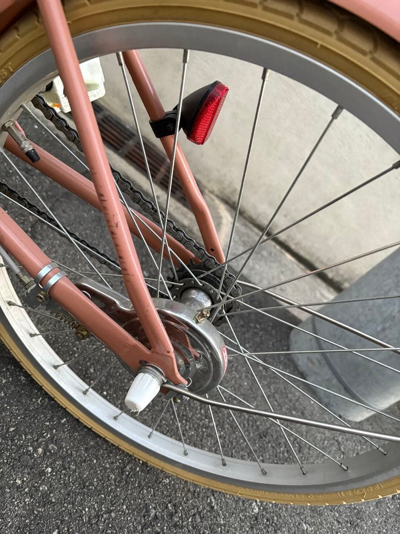 TOKYOBIKE Jr. ステップ　20インチ　ベージュレッド