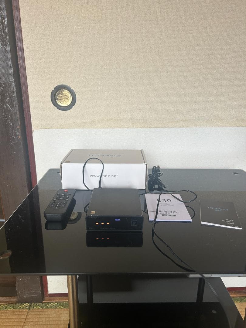 ●TOPPING E30　USB　DAC　ブラック　動作確認済み