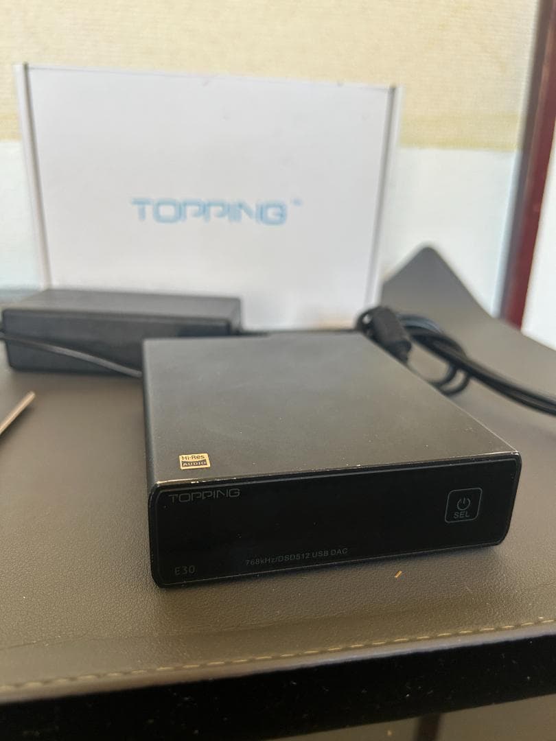 ●TOPPING E30　USB　DAC　ブラック　動作確認済み