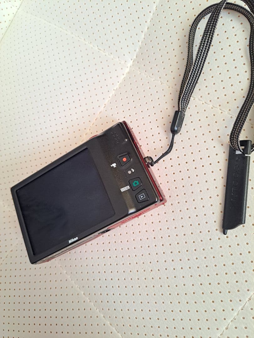 Nikon COOLPIX　S6100 赤 コンパクトデジタルカメラ