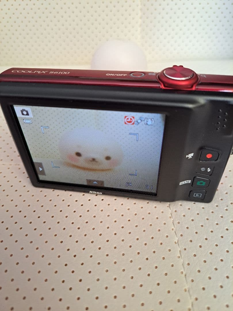 Nikon COOLPIX　S6100 赤 コンパクトデジタルカメラ