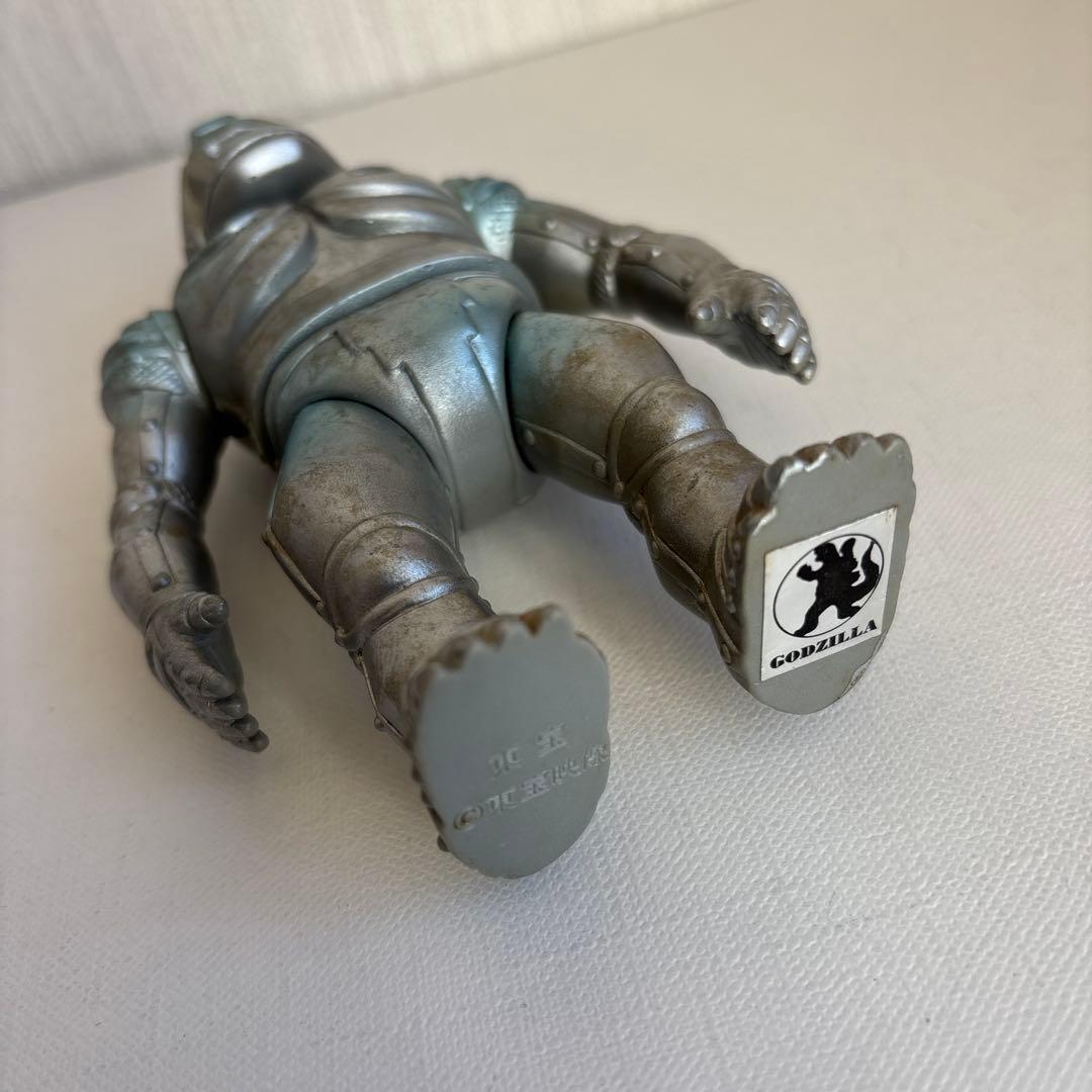 山勝　メカニコング　ソフビフィギュア　ゴジラ　当時物　足裏版権シール付き