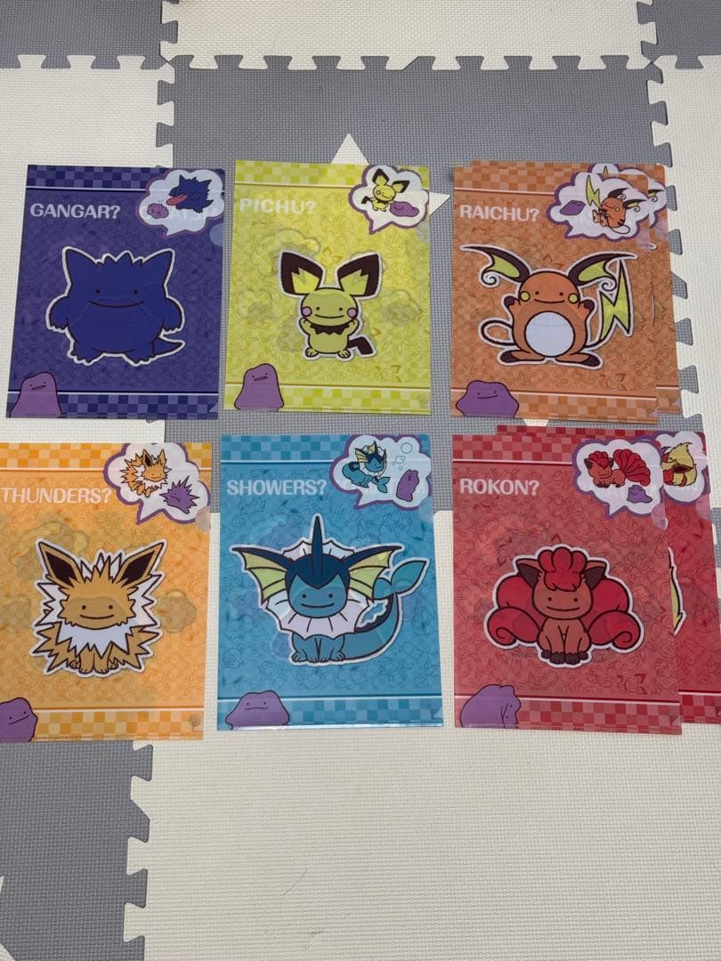 ポケモン へんしん！メタモンクリアファイルセット 15種　24枚　非売品