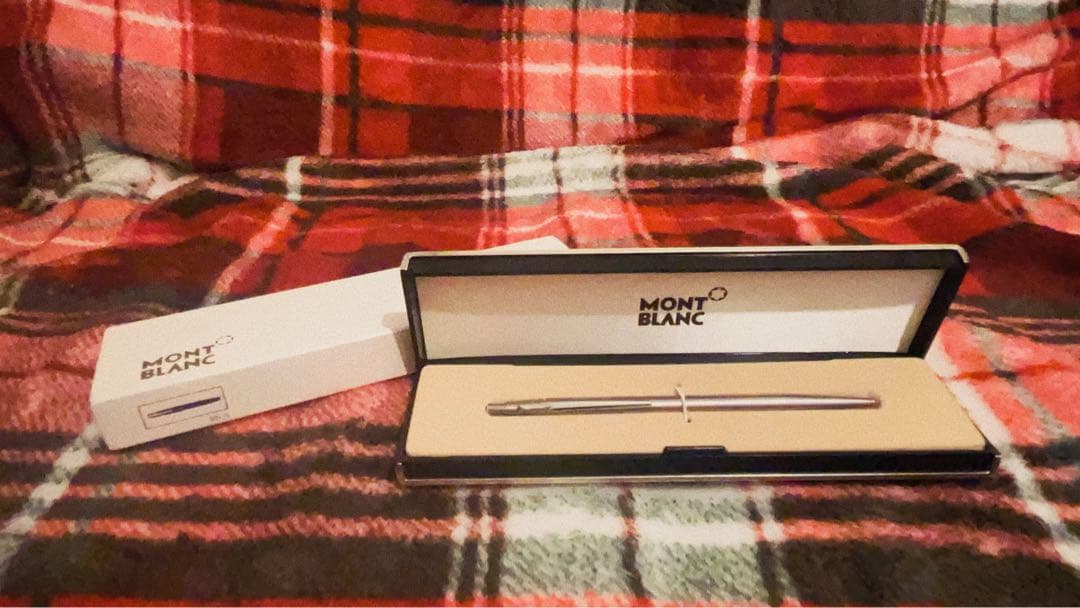 MONT BLANC シャープペンシル シルバー 専用ケース付き