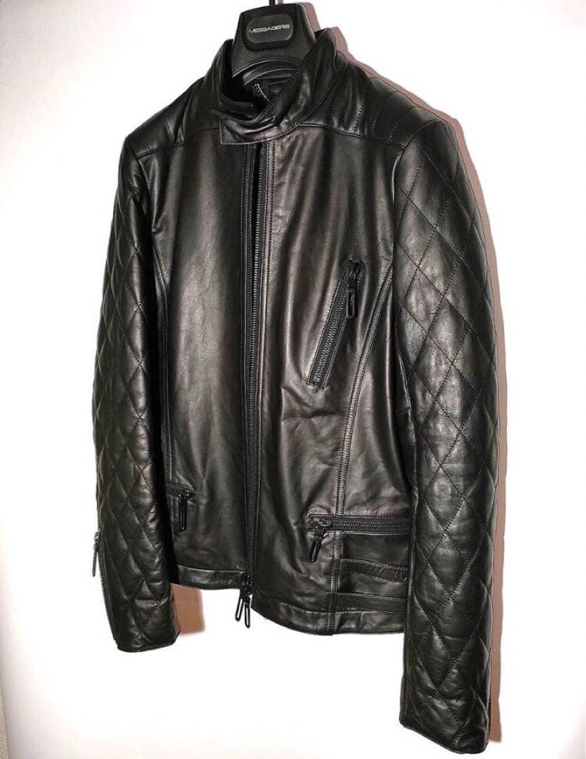 galaabend 刺繍　ライダース　シングル　ブラック　dior homme