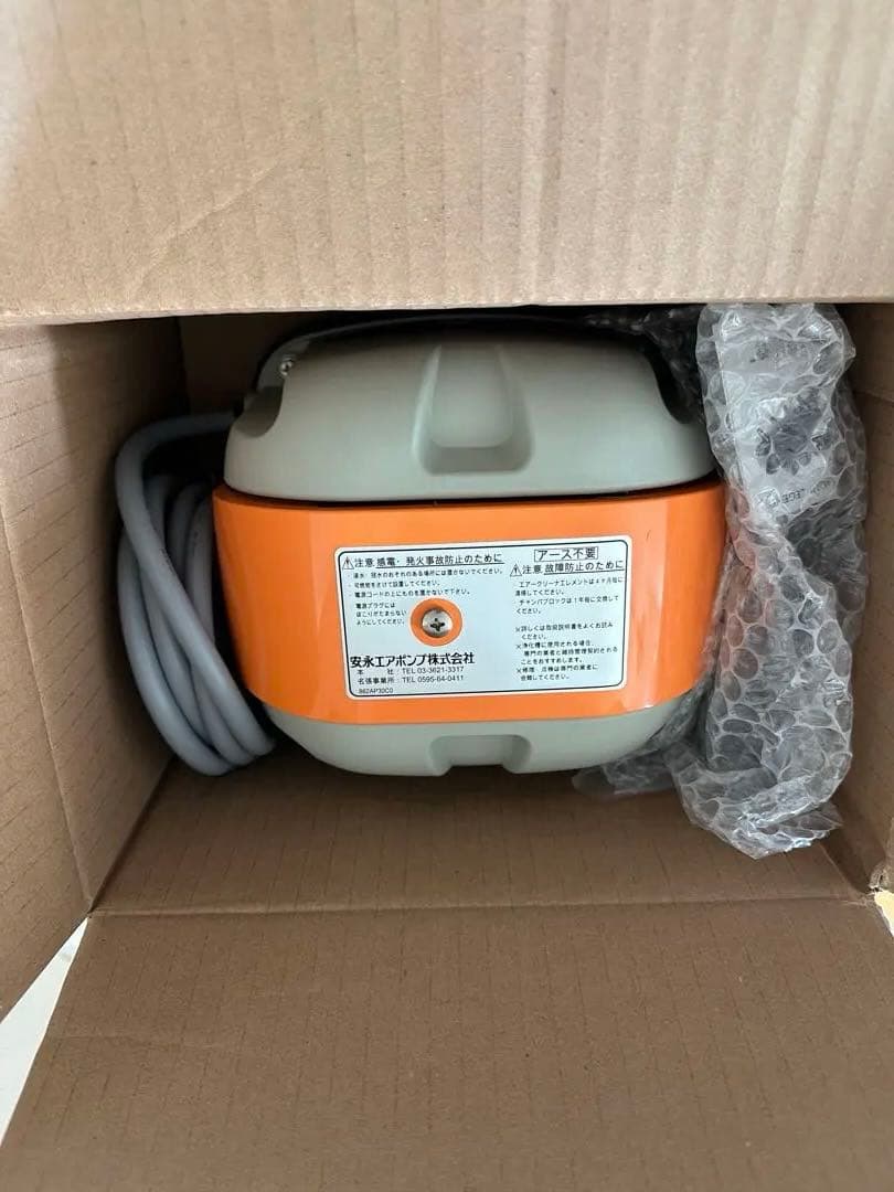 未使用　エアポンプ AP-40P メダカ　安永