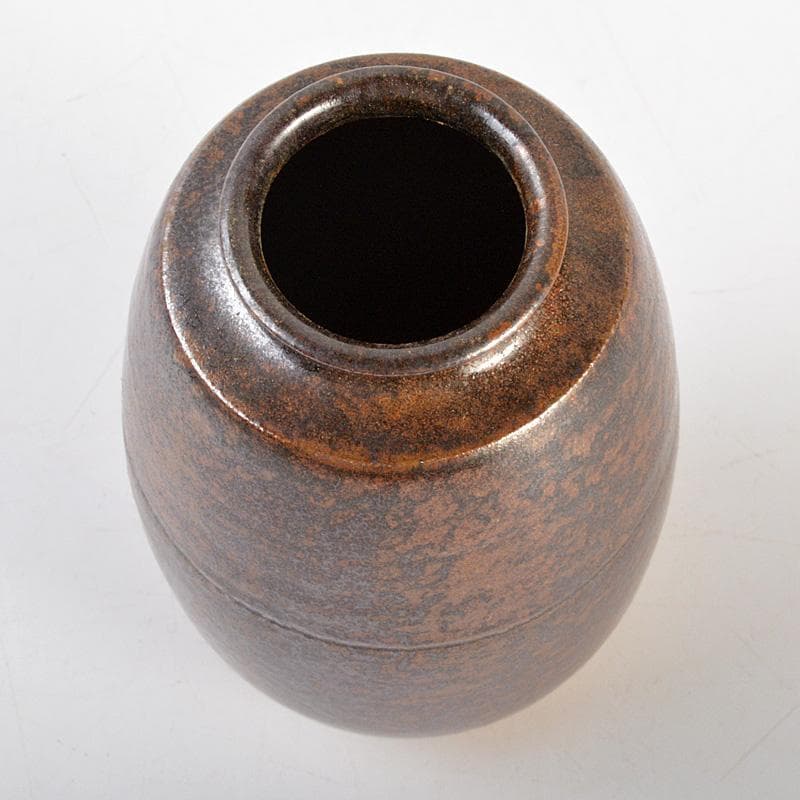 茶道具　備前焼　肩衝茶入　仕覆・箱付　V　6671