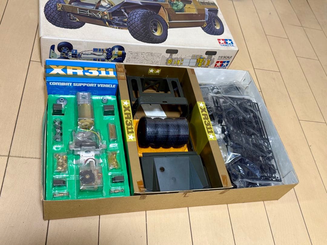 【当時物　未組立】タミヤ　XR311コンバットバギー　程度上　希少！