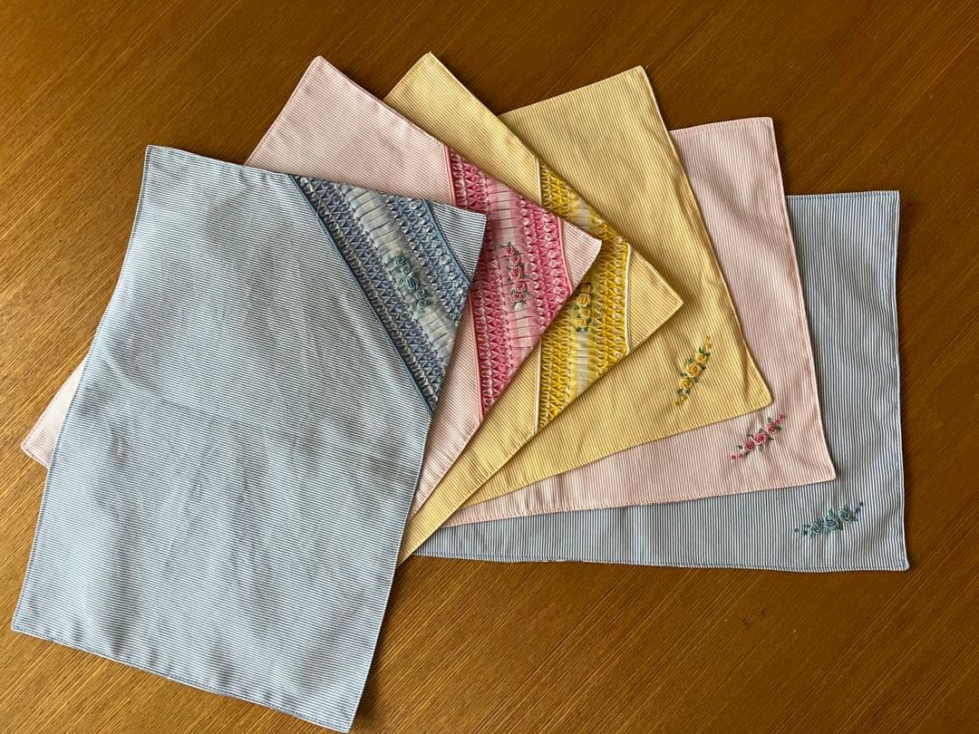 【エマニュエル】お弁当袋　コップ袋　ランチョンマット　カトラリーケース