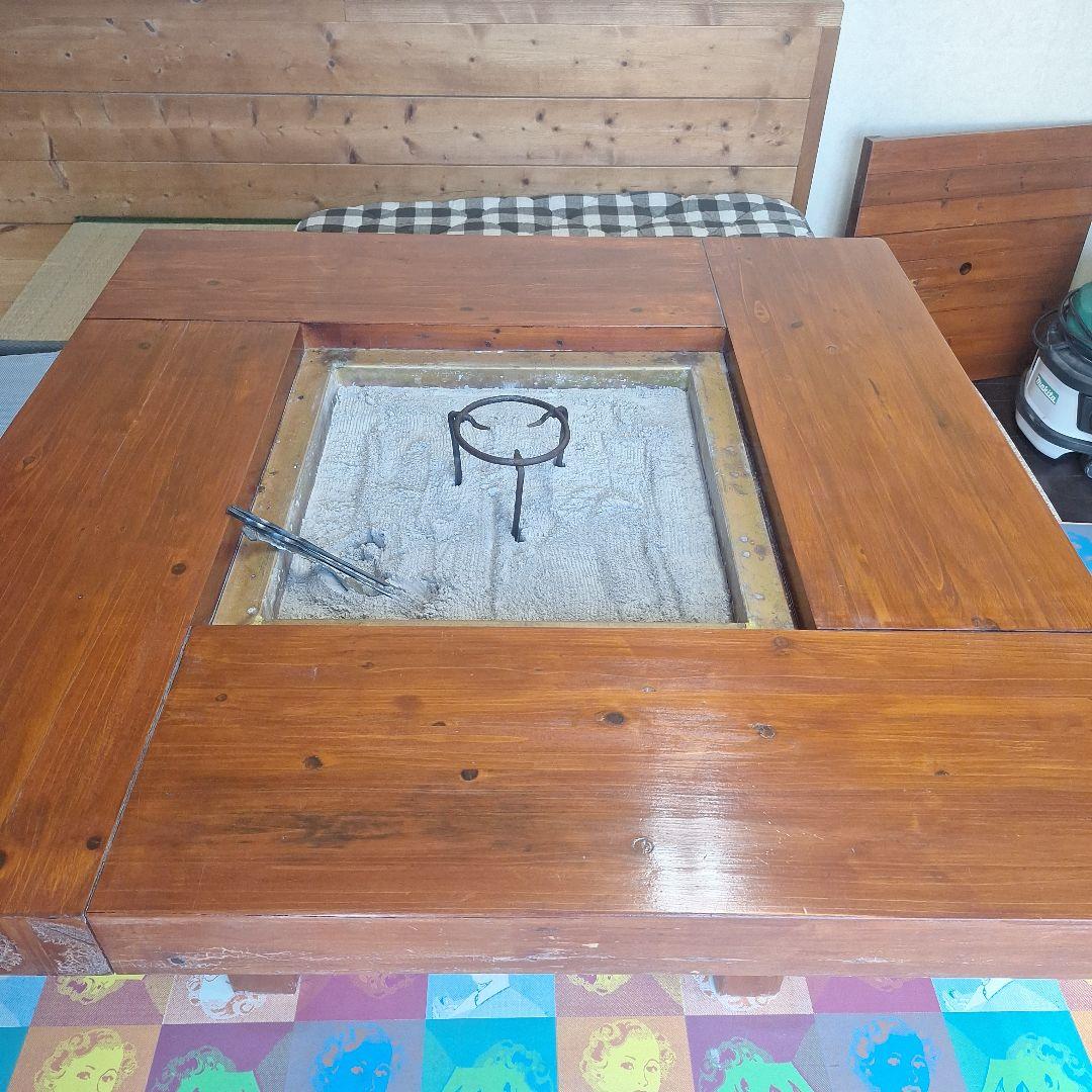 大型囲炉裏テーブル