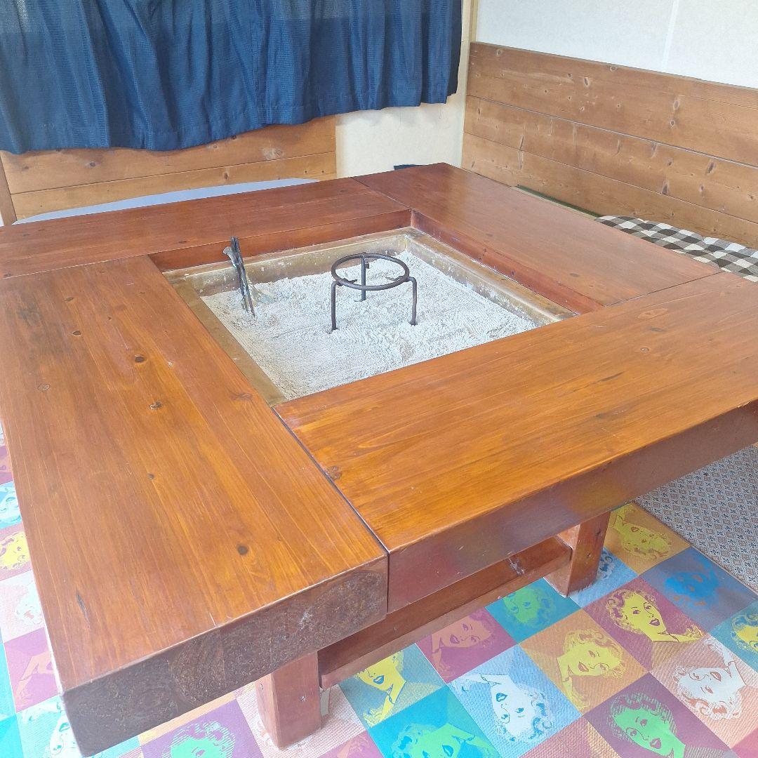 大型囲炉裏テーブル