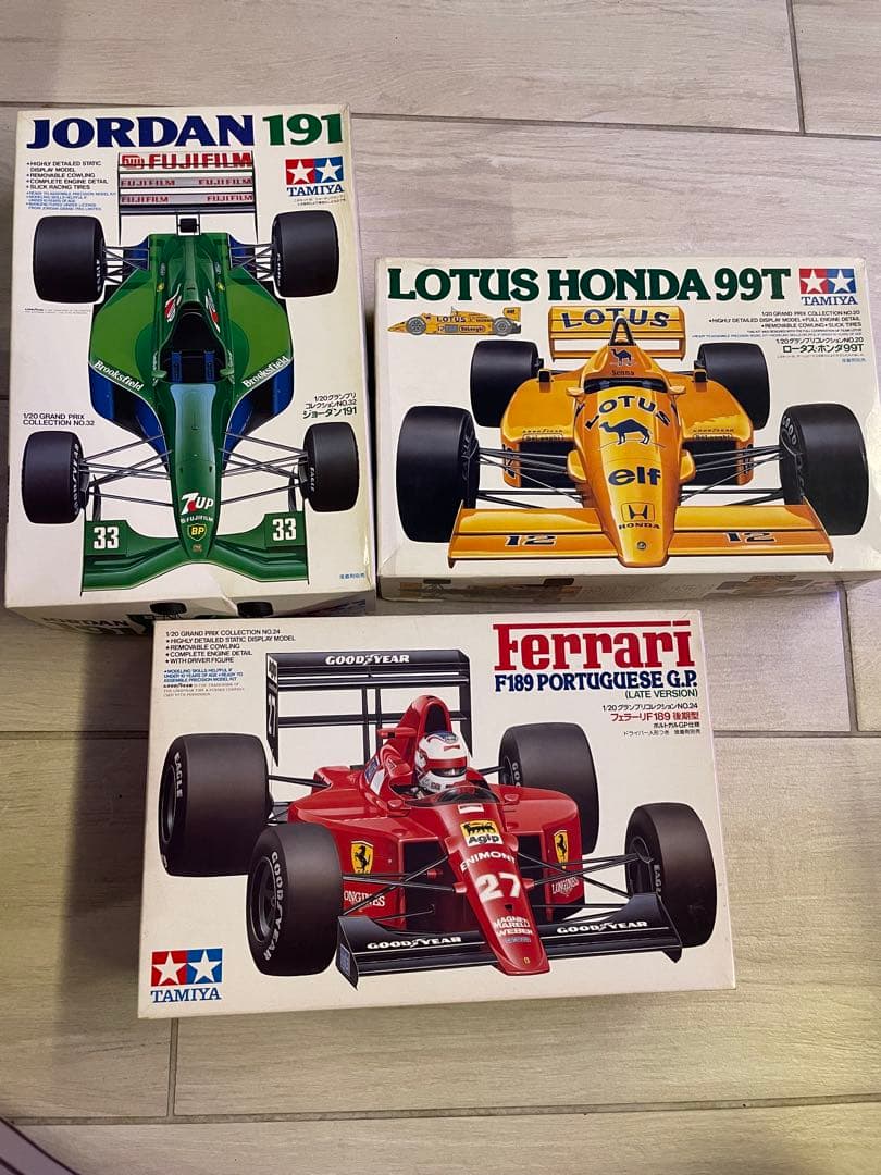 三連休限定　タミヤ F1モデルキット 3点セット