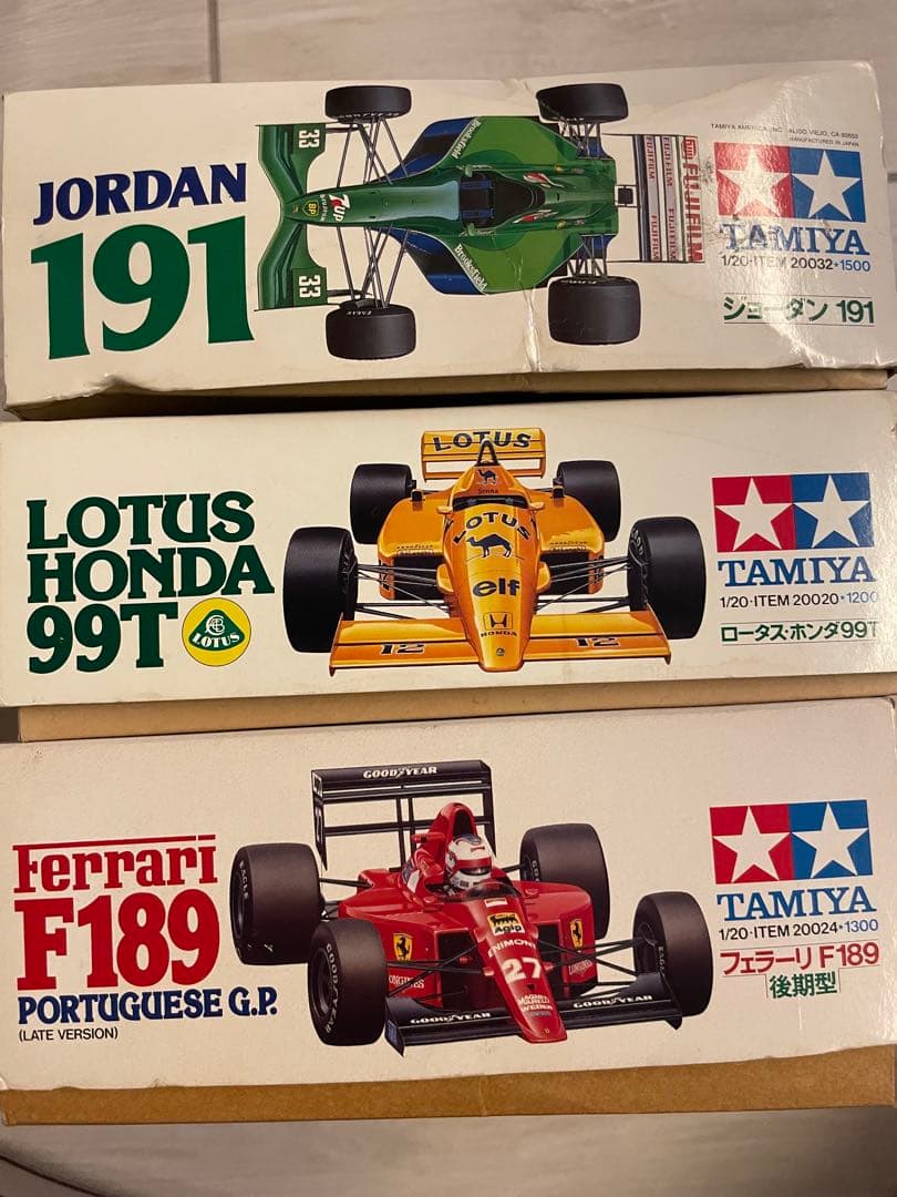 三連休限定　タミヤ F1モデルキット 3点セット