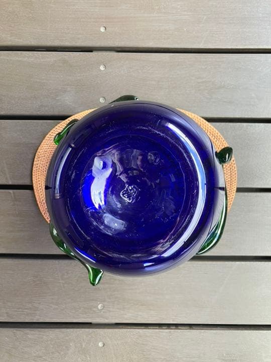 琉球ガラス　稲嶺盛吉　花瓶