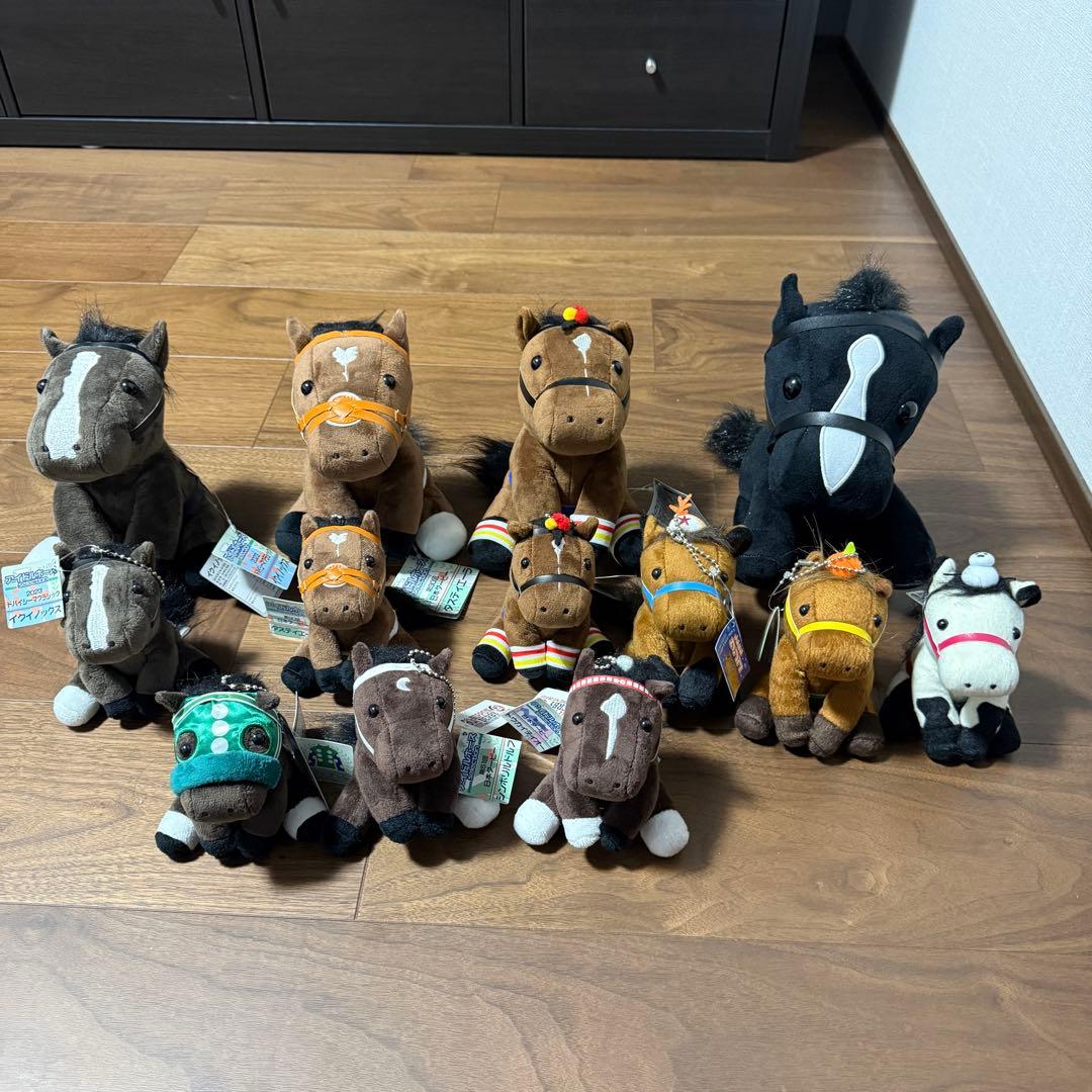 アイドルホース12体とノーザンホースパークくじぬいぐるみ１体セット