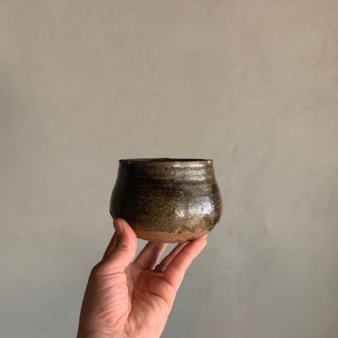 薩摩焼 苗代川 塩笥 塩笥茶碗 茶道具 古美術 古道具 アンティーク 茶碗