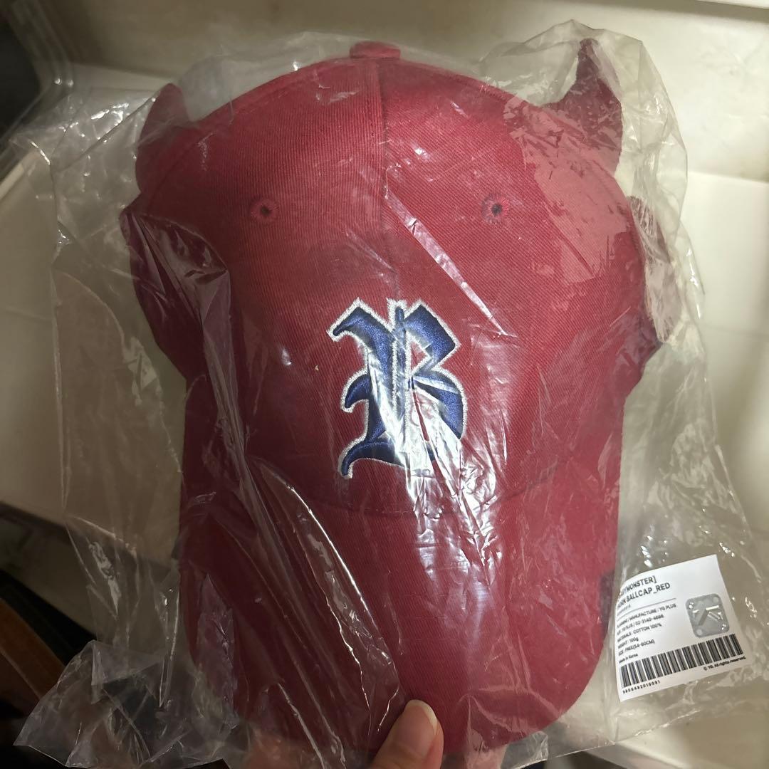 【ソウル限定】BABYMONSTER HORN BALLCAP レッド