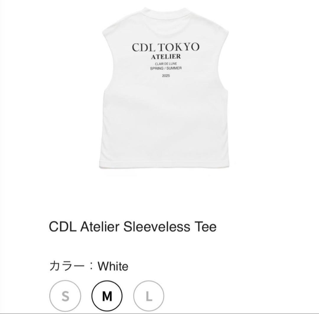 値下げ！CDL TOKYO CDL Atelier Sleeveless Tee