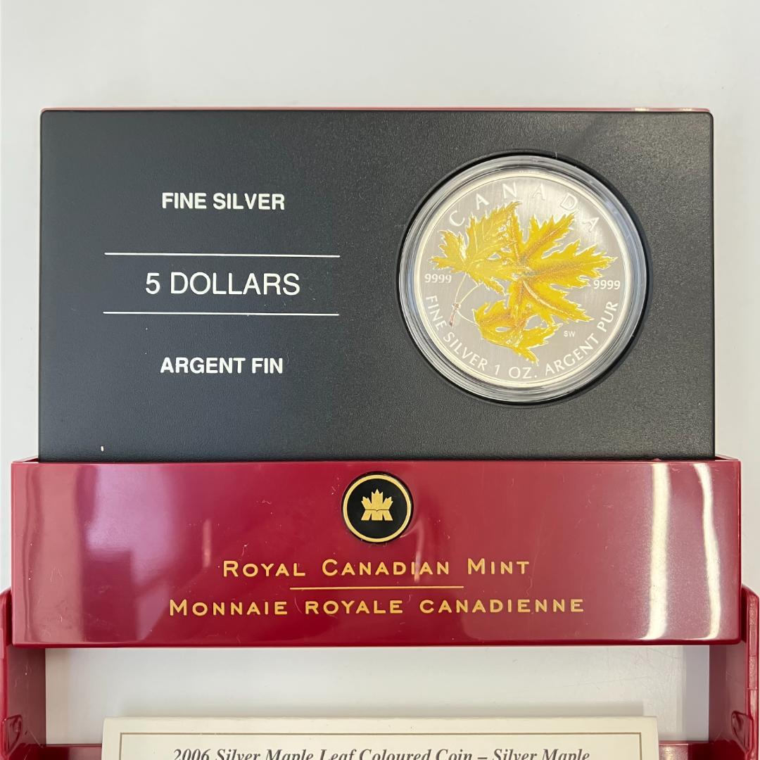カナダ王立造幣局発行　メイプルリーフ　カラー 2006年