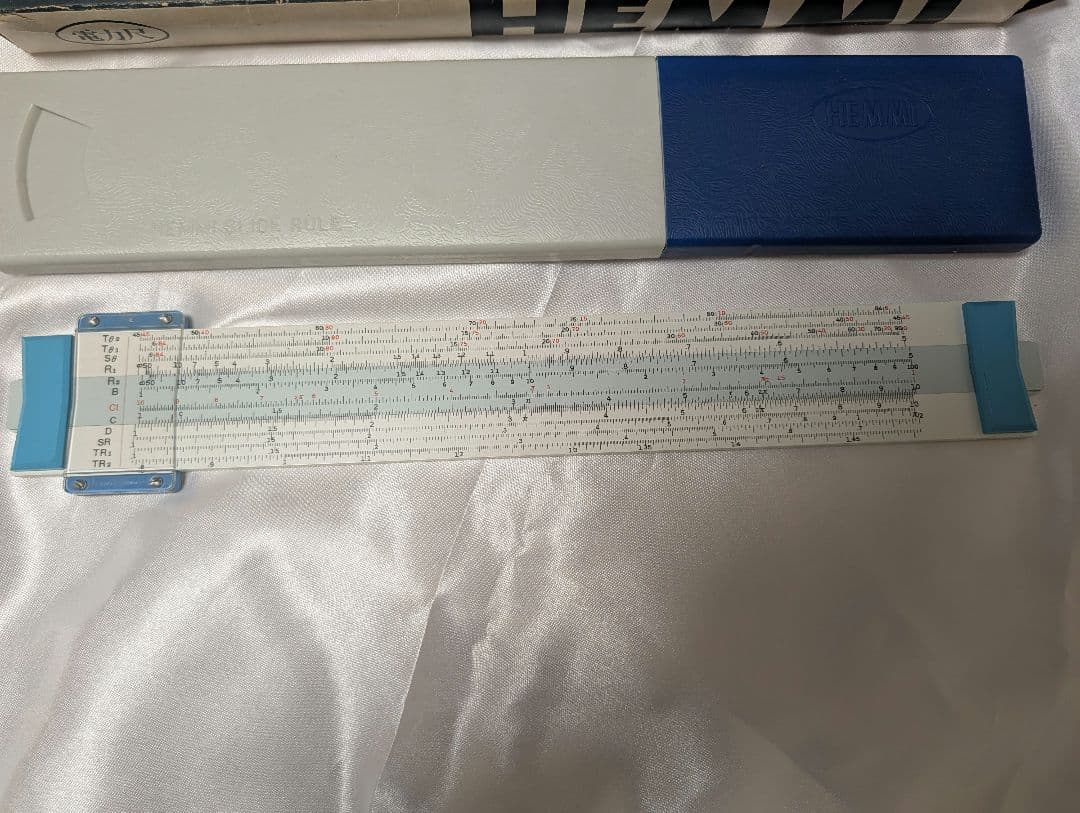 【珍品】HEMMI SUN 電力尺 DENKISHOIN 計算尺ヘンミ 電気書院