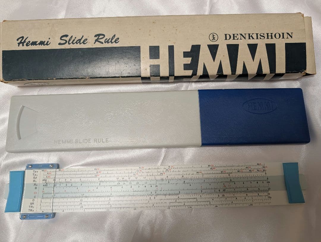 【珍品】HEMMI SUN 電力尺 DENKISHOIN 計算尺ヘンミ 電気書院