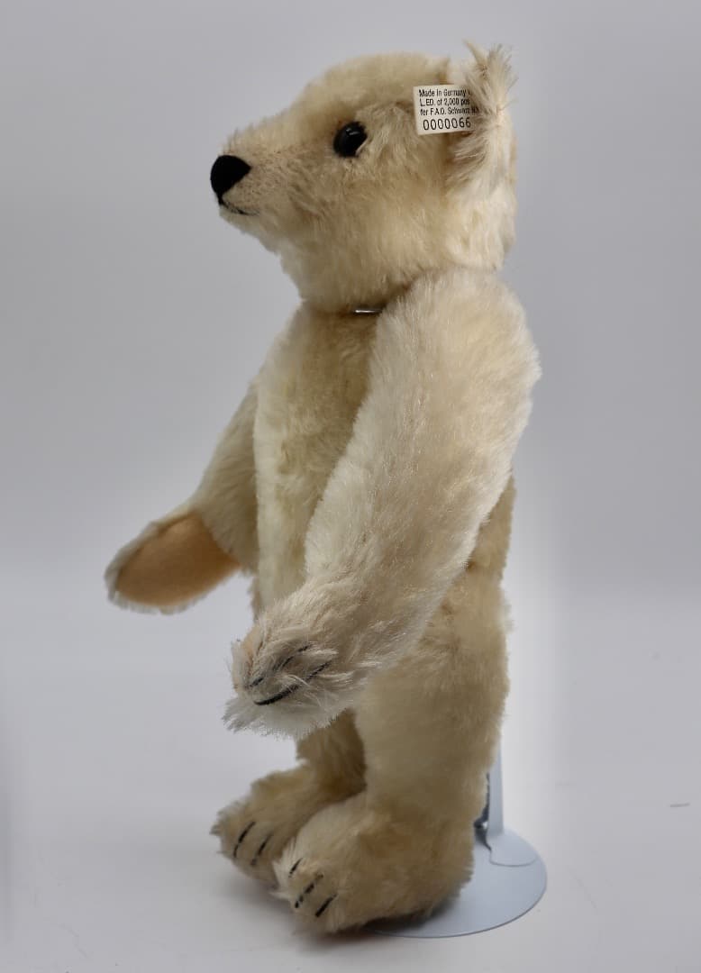 STEIFFF 1909 WHITE TEDDY BEAR レプリカ 約33cm