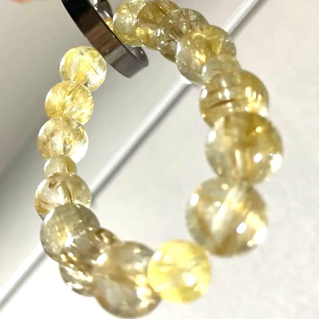 n*い様 【21万➡︎9万8千円】ゴールデンタイチンルチルクォーツ ブレスレット