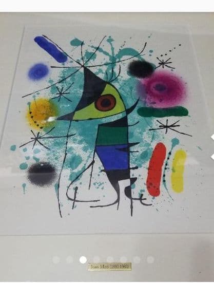 お値下げ中リトグラフ＊ ジョアンミロ：アクア