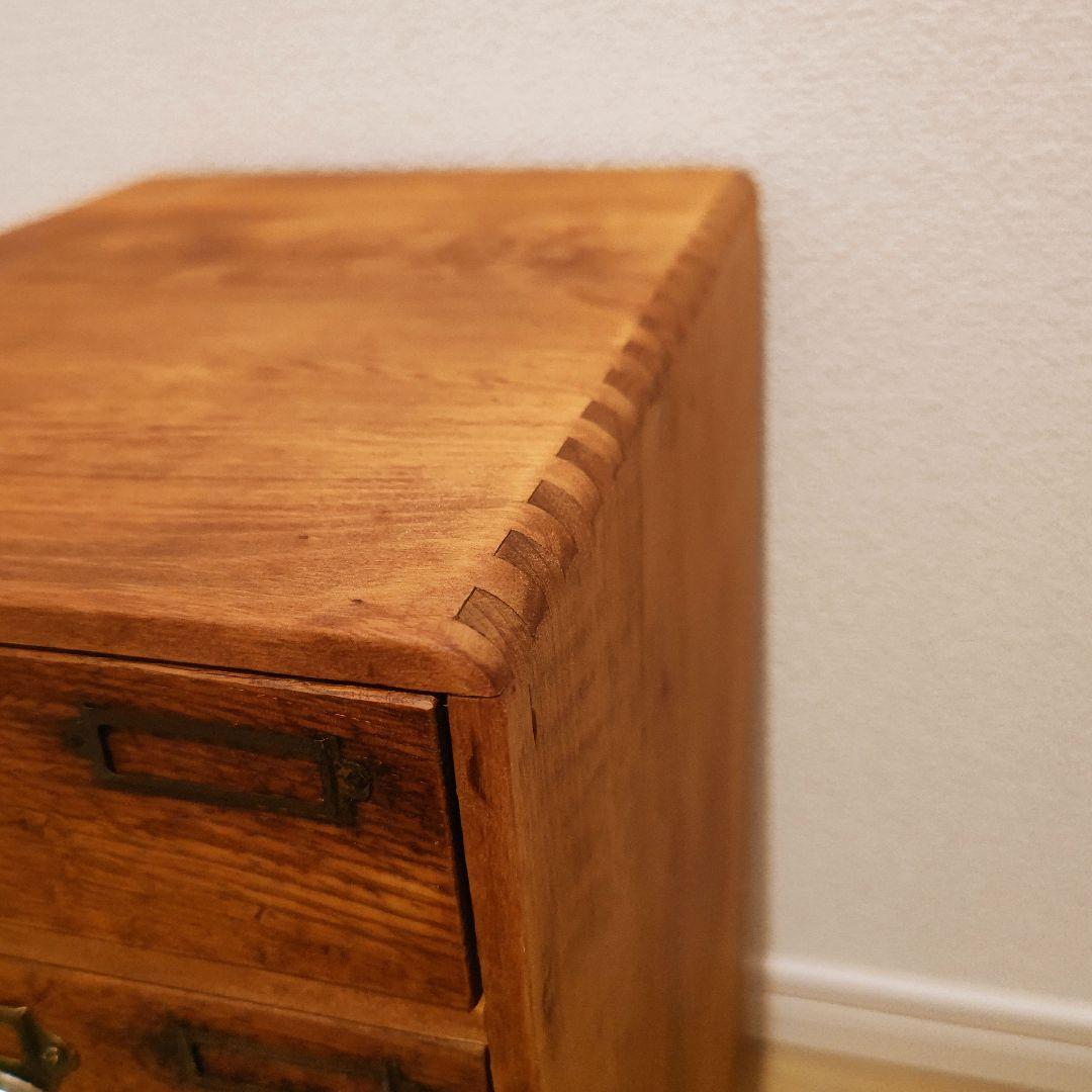 リペア済 美品　 6段小引き出し　 昭和レトロ アンティーク　引き出し　年代物