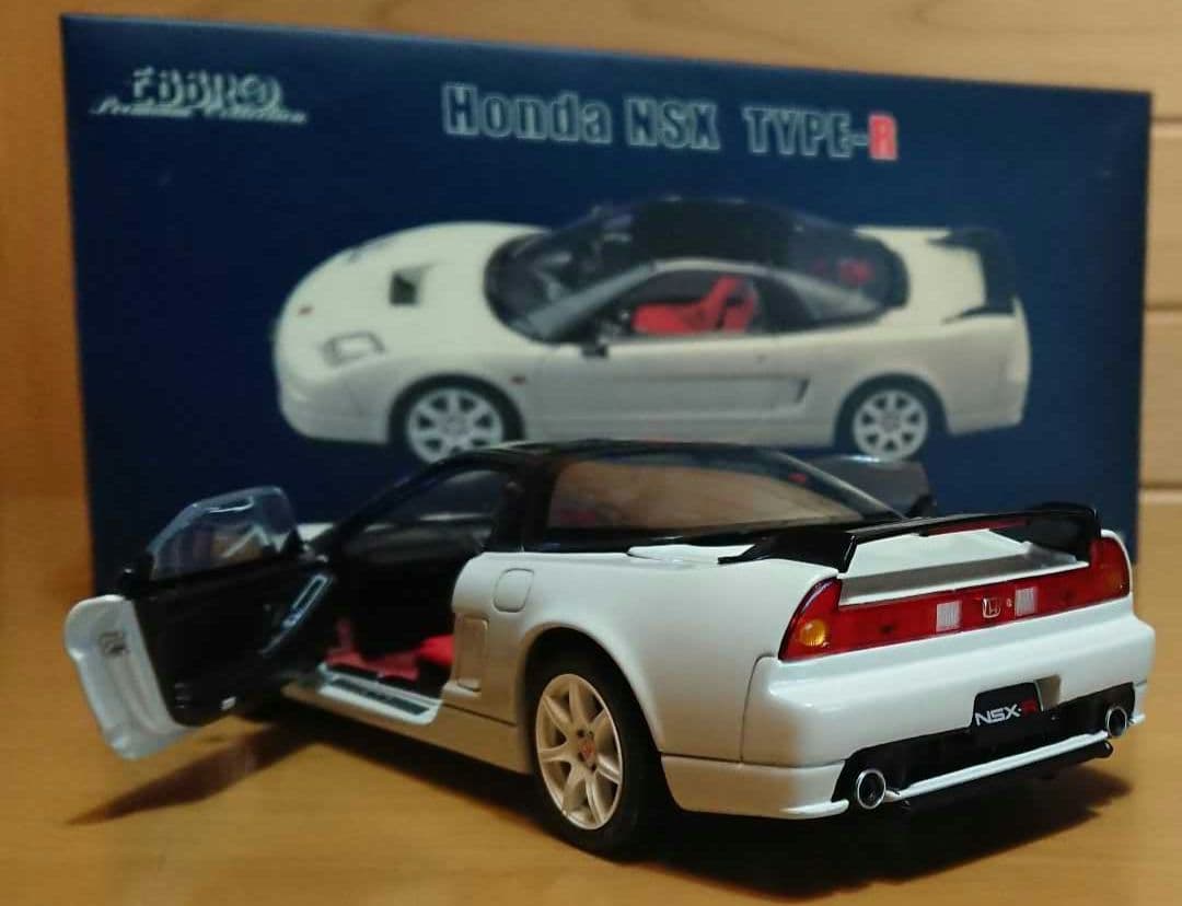エブロEBBROホンダNSX-R1/24プレミアムコレクションホワイト中古品