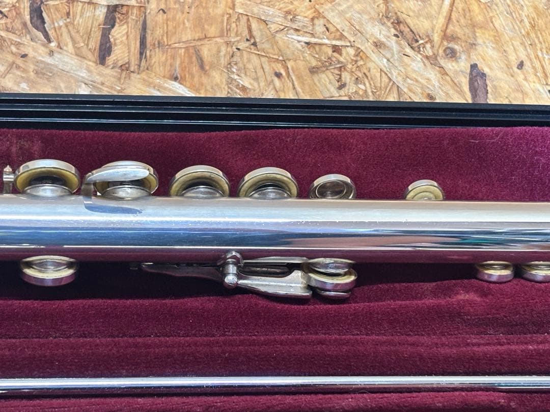 YAMAHA フルート 211SII ハードケース 革ケース付き