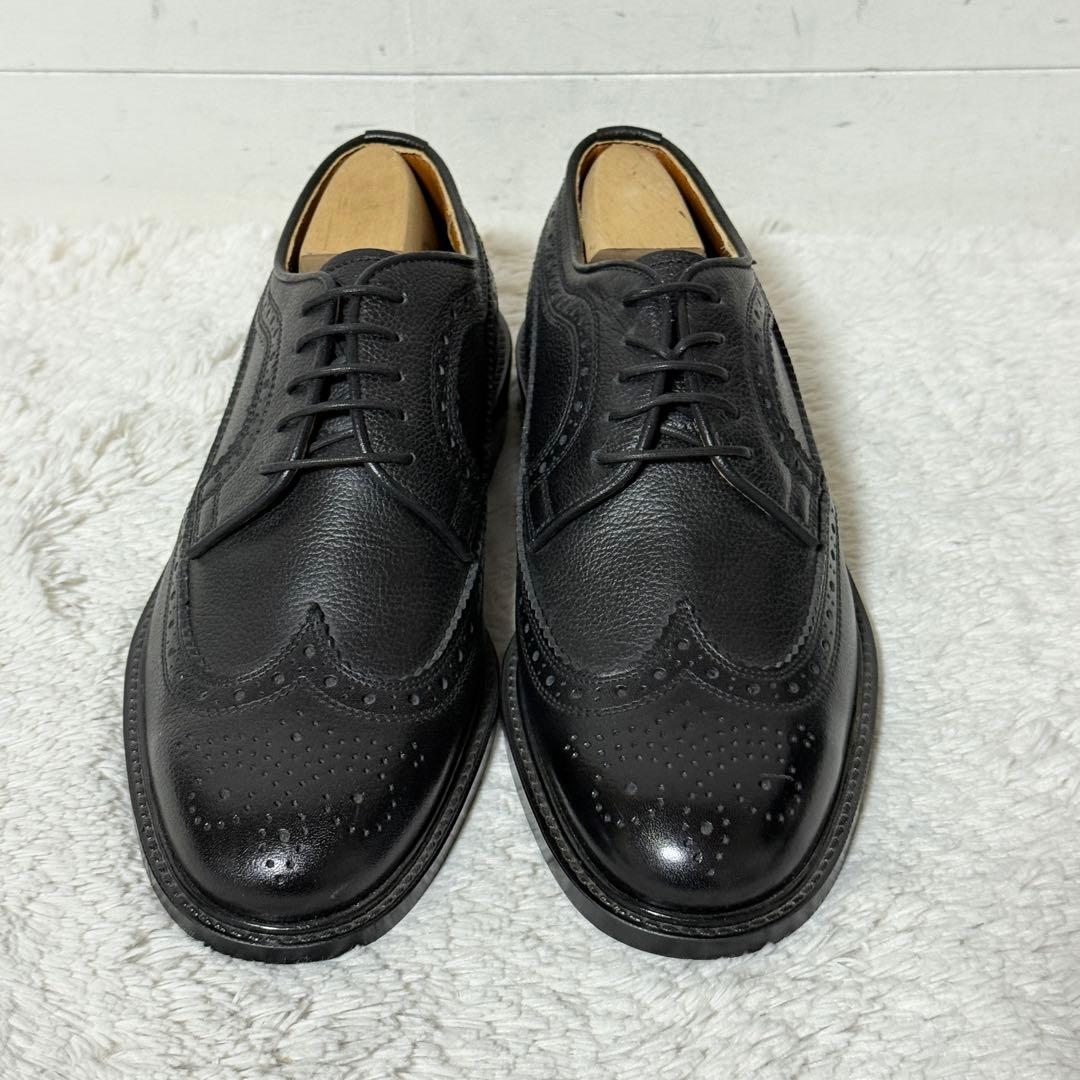 未使用✨ケンフォード　ドレスシューズ　クラシック　ウィングチップ　26.5 黒