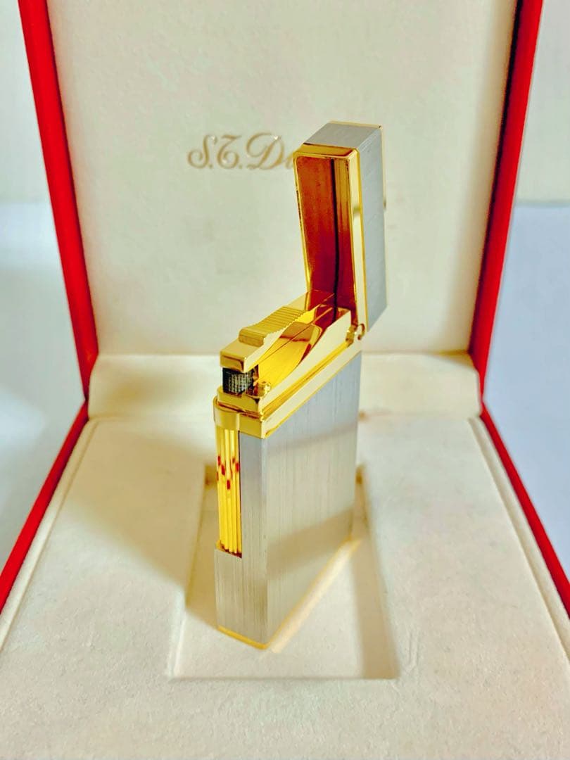 S.T.Dupont デュポン ガスライター ライン2 ヘアライン 16841