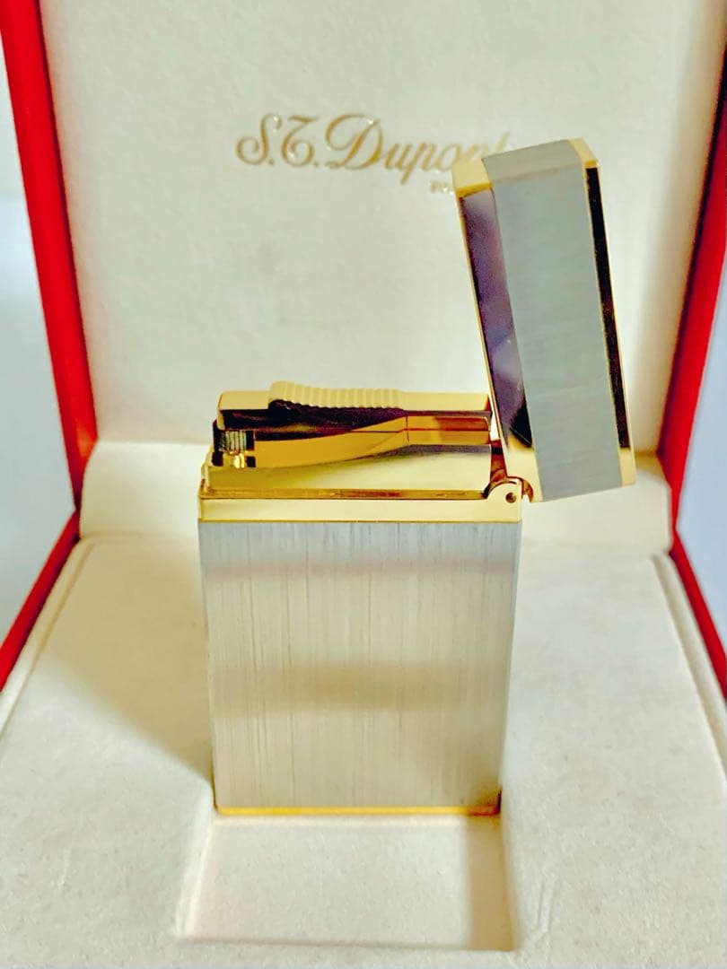 S.T.Dupont デュポン ガスライター ライン2 ヘアライン 16841