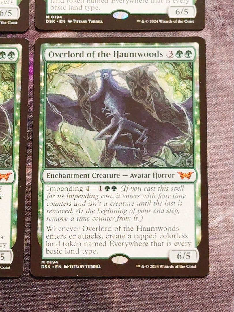 ホーントウッドの大主　英語　4枚セット