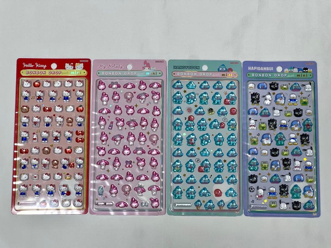 ボンボンドロップシール ミニ サンリオ 4種セット 正規品 b