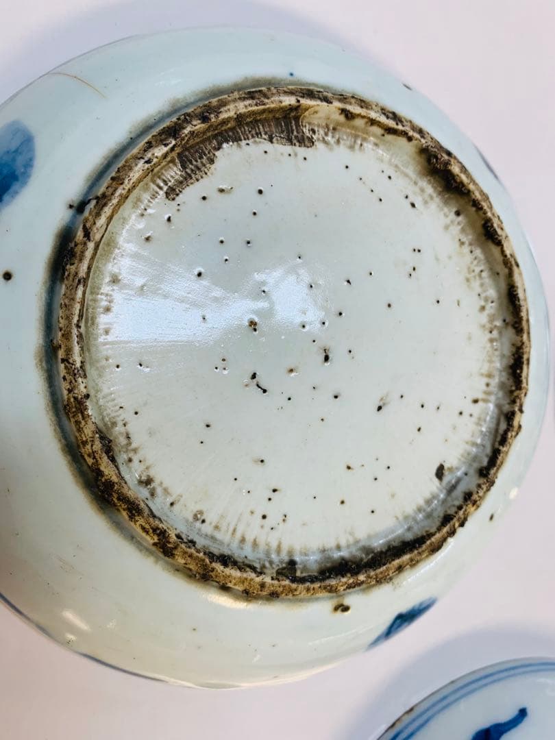 中国明時代晩期染付お皿3点