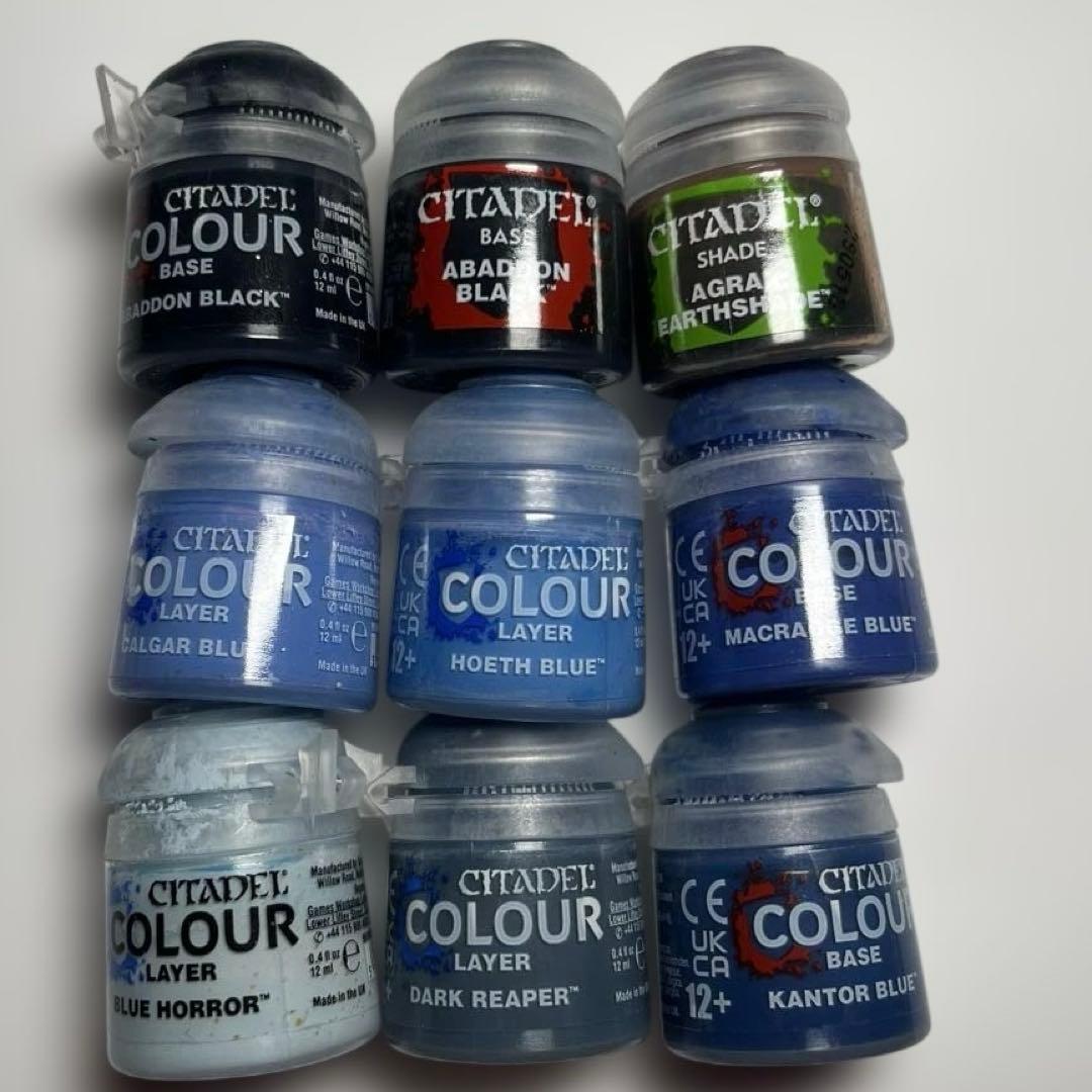 シタデルカラー　レイヤー、ベース、ジェイド、ドライ　新品未開封13個 中古30個