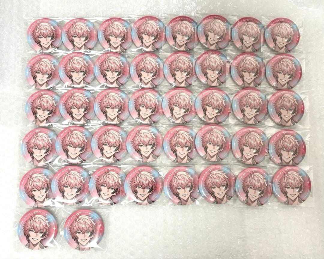 D*】様 にじさんじ 赤城ウェン Half Anniversary 缶バッジ 4