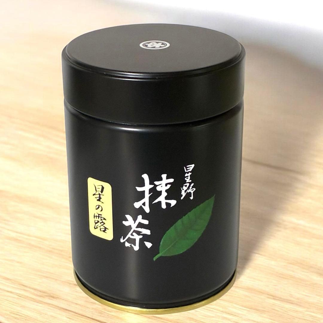 抹茶 星野製茶園　「星の露」 100g缶 賞味期限　2026/4/11