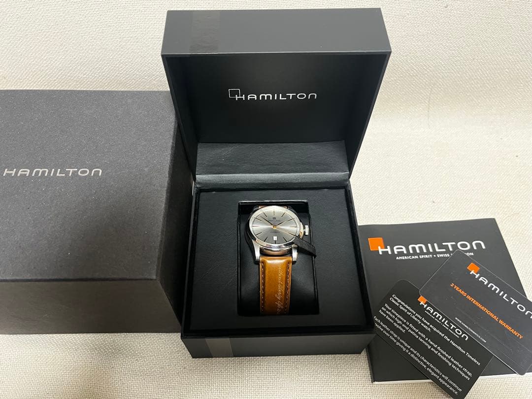 【美品】HAMILTON 自動巻き腕時計