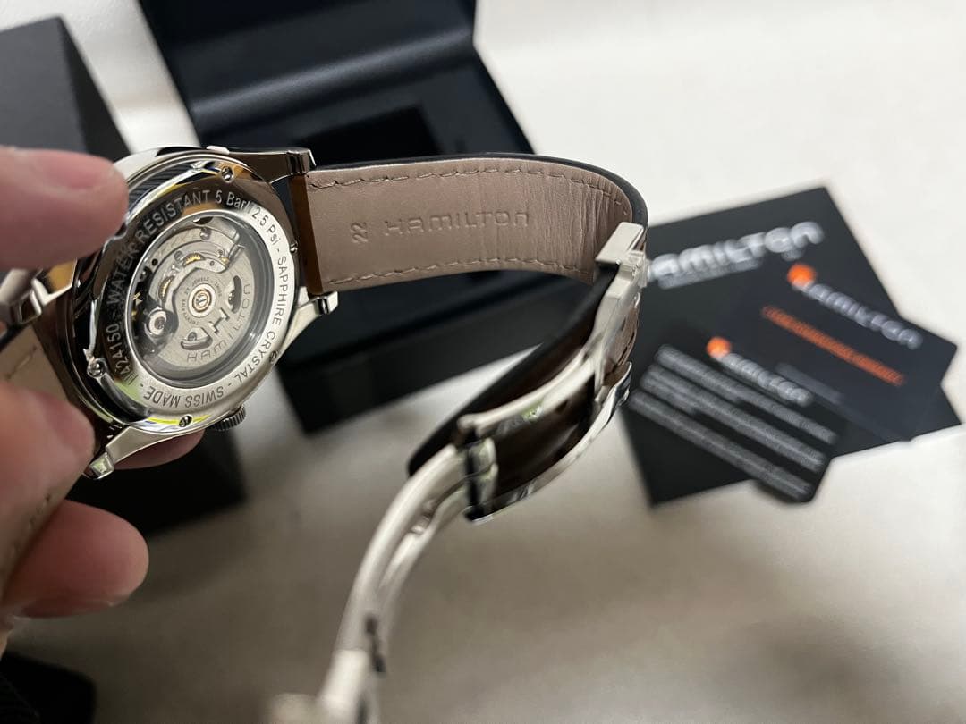 【美品】HAMILTON 自動巻き腕時計