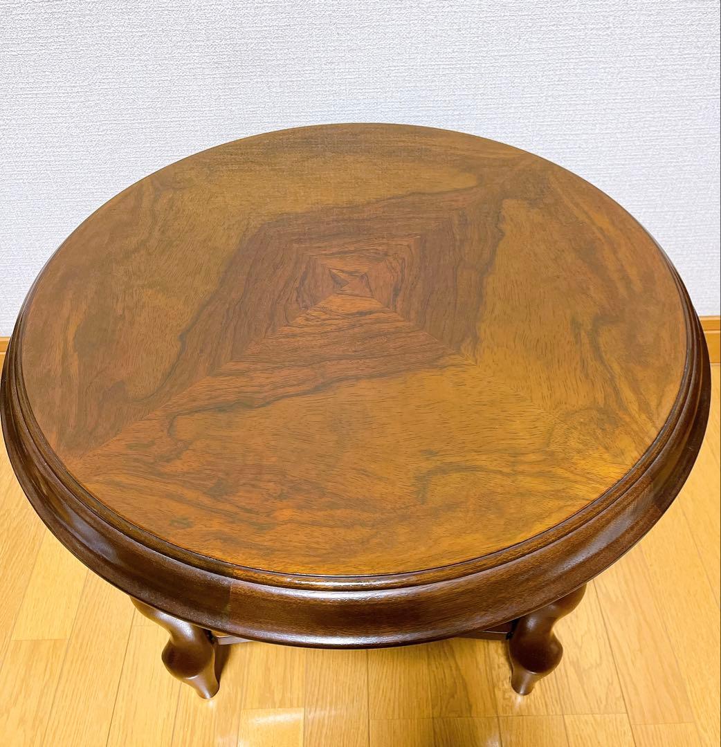 MARUNI マルニ　テーブル　木製　猫脚　サイドテーブル