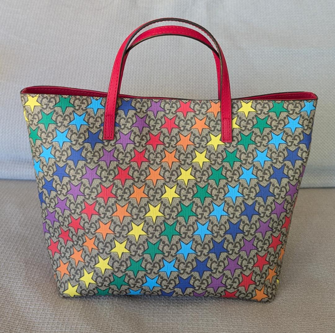 ナ*ョ様 GUUCI 410812 グッチ チルドレンズ レインボースター ハン