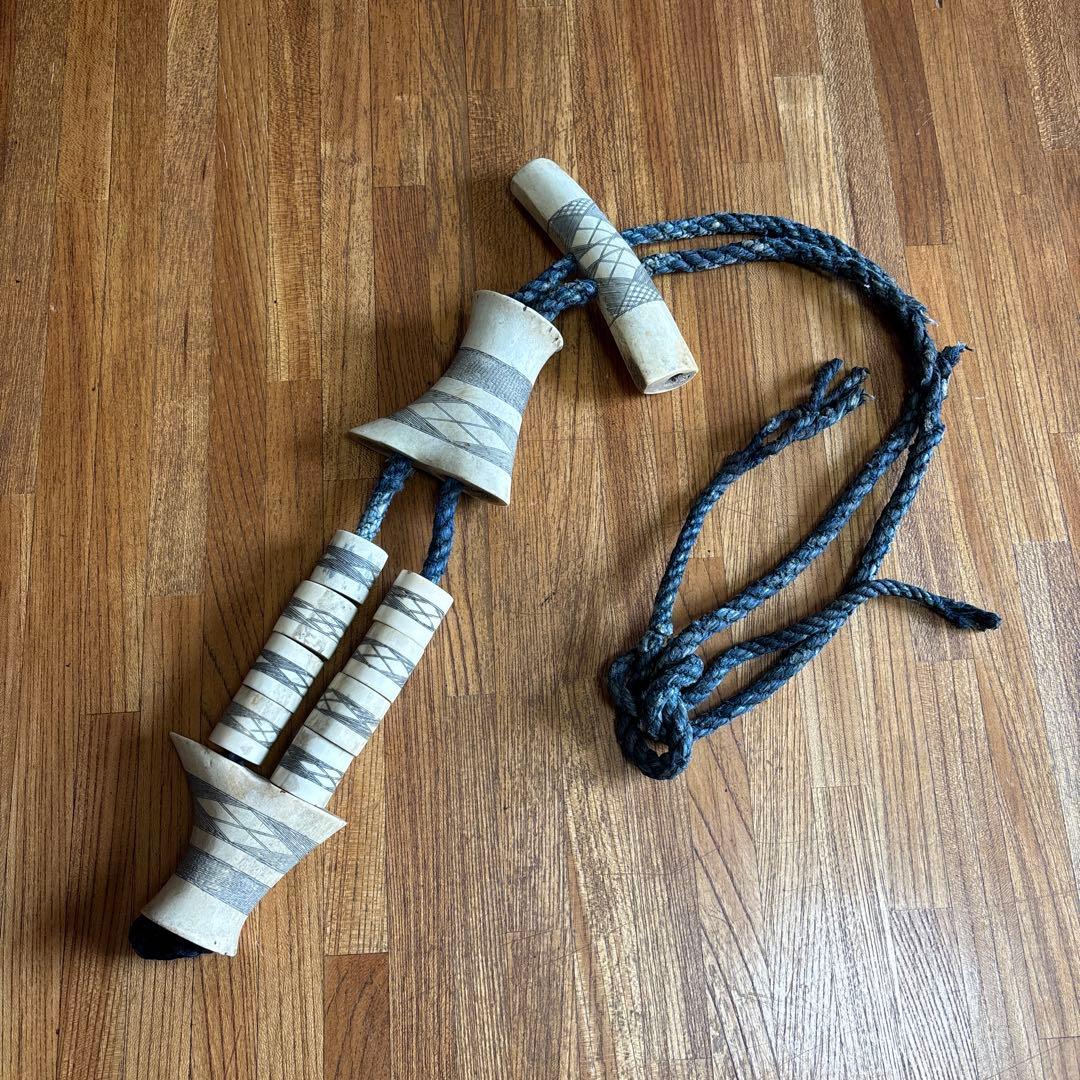 アイヌ 首飾り 鹿角 シトキ タマサイ 民族 民藝 ビンテージ 郷土