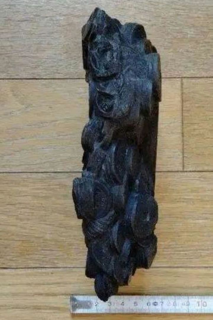 中国骨董旧蔵書道古名硯【金玉満堂】中国清の時代同治細工彫刻古錢図端渓老坑水巌名硯