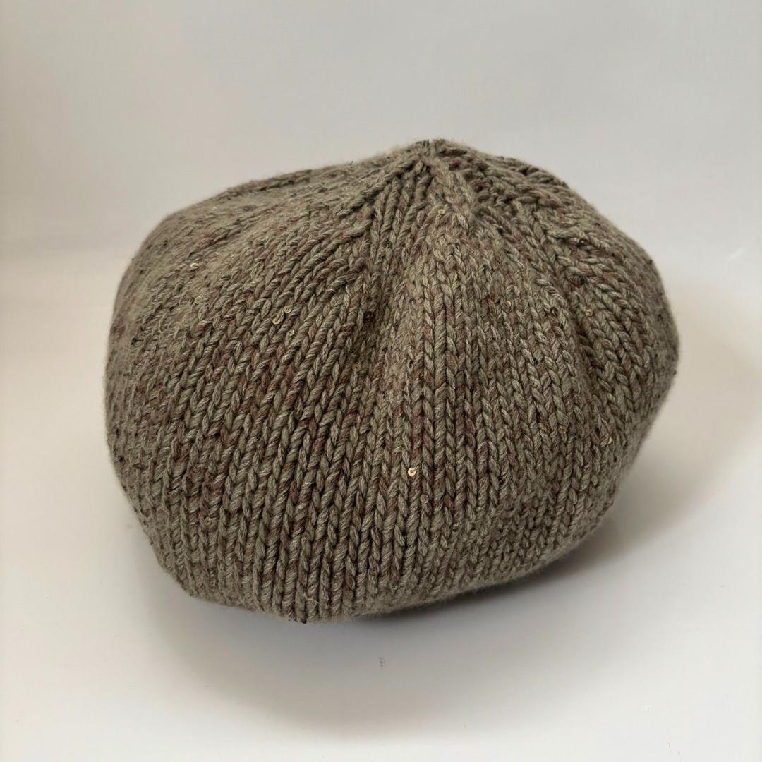 BRUNELLO CUCINELLI カシミヤ スパンコール・ラメ ニット帽