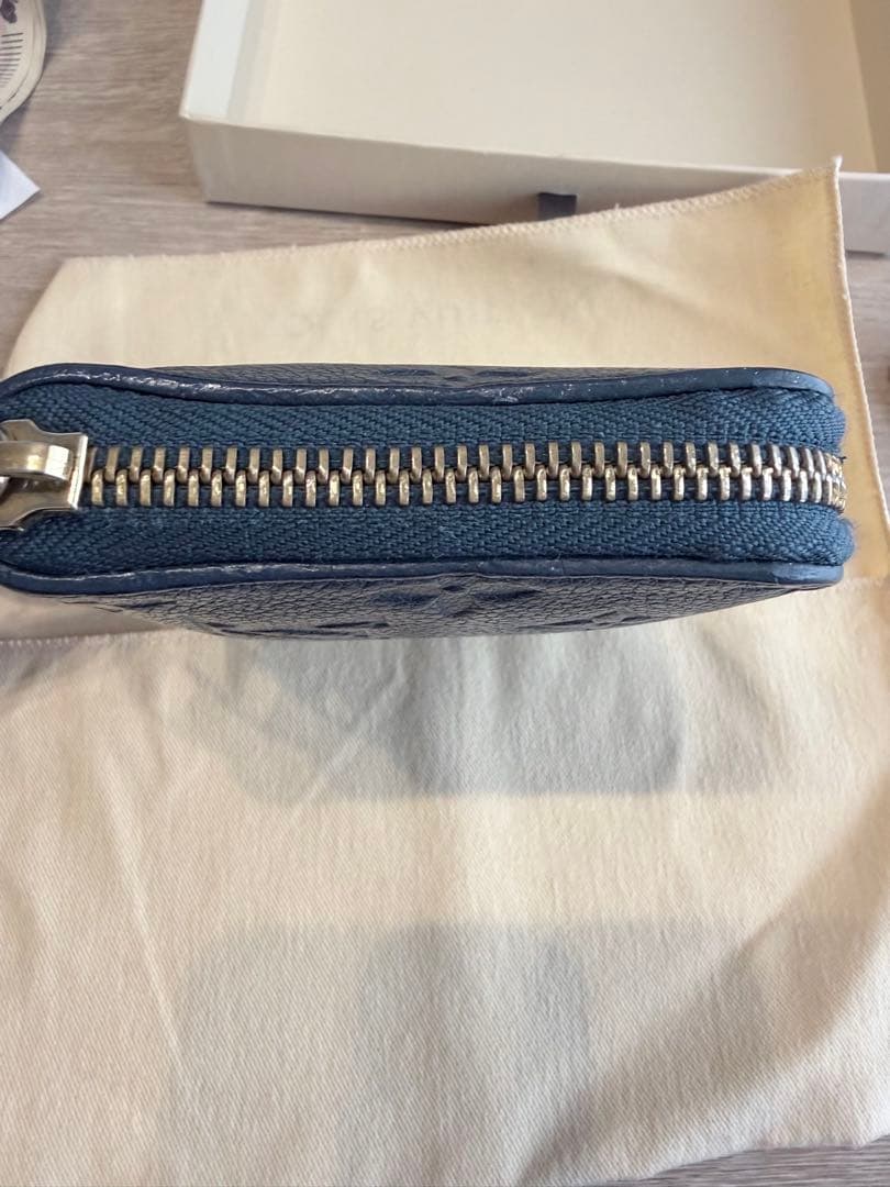 \"値下げ\"【箱保存袋付】ルイヴィトン アンプラント ポルトフォイユ スクレット